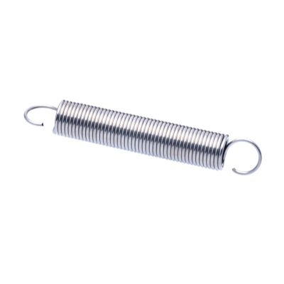 1-Piece 304 Stainless Steel Extension Spring, 1.5 × 15 × 40 mm, Double Hooks