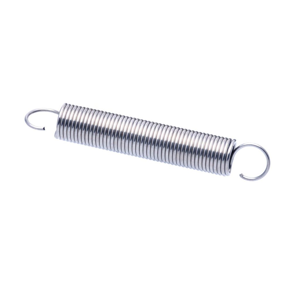 1-Piece 304 Stainless Steel Extension Spring, 1.5 × 15 × 40 mm, Double Hooks