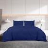 ZEYUAN Bedding Set, Navy Blue, 135 x 200 cm, Lightweight Microfiber view 3