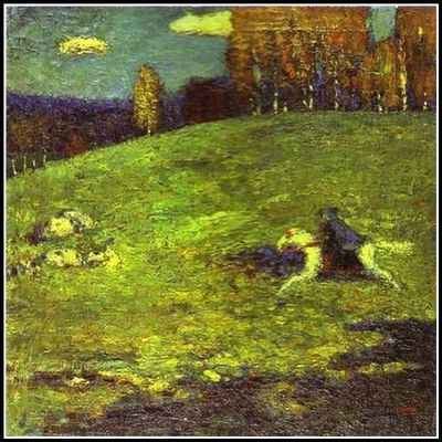 Blue Rider by Wassily Kandinsky DIY Diamond Painting Kit for Adults, 5D Full Round Drill, Embroidery Art Home Decor