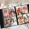 Miaikoe Photo Album, 10 x 15 cm, 400-Pocket Slip-In Album, Linen Hardcover Book for 400 Vertical Photos, Dark Green view 4