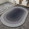 Non-Slip Quick-Drying Absorbent Bathroom Mat, 40 x 60 cm, Oval view 1