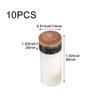 Vepoty Snooker and Pool Cue Tips, 10 Sets, Screw-On Replacement Tips with Cue Ferrules view 4