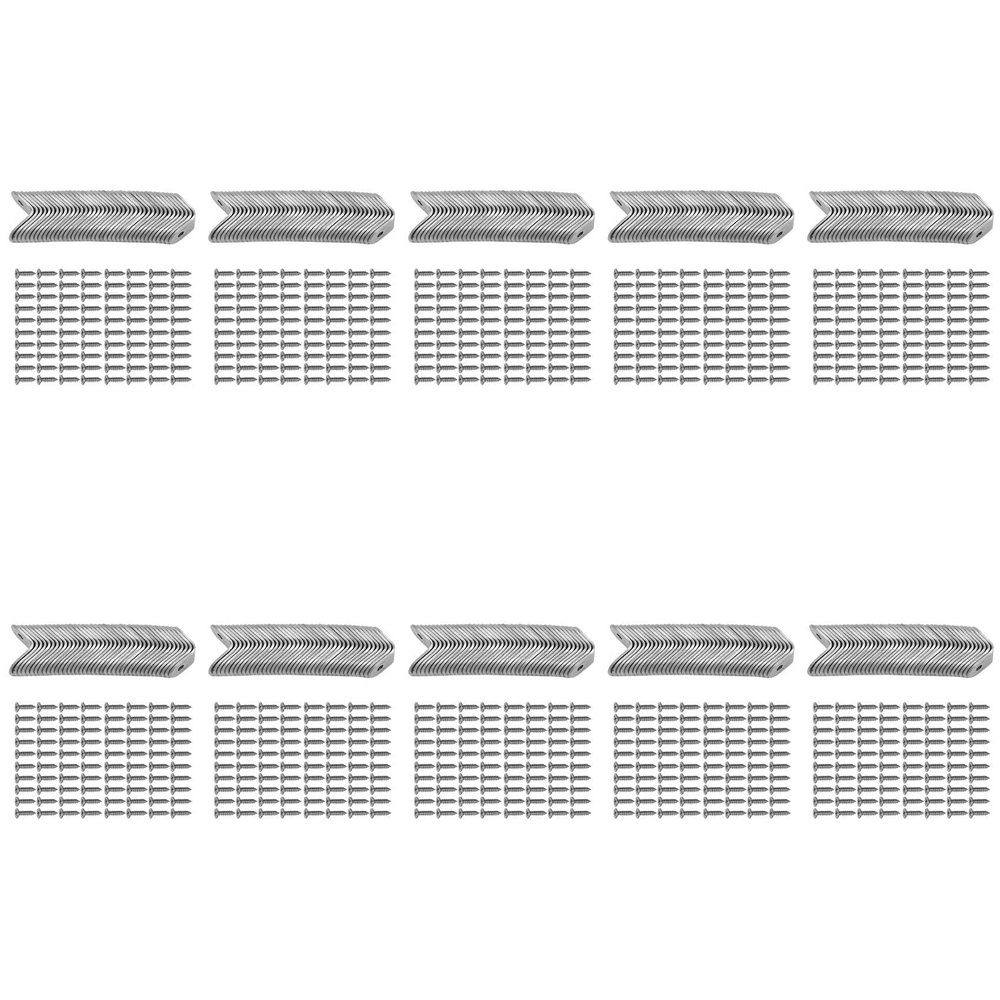 Osmond 400 L Brackets with 800 Screws for Furniture