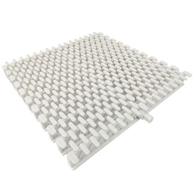 Spliceable Pool Drain Grate, Plastic Drain Cover, Rotatable (White)