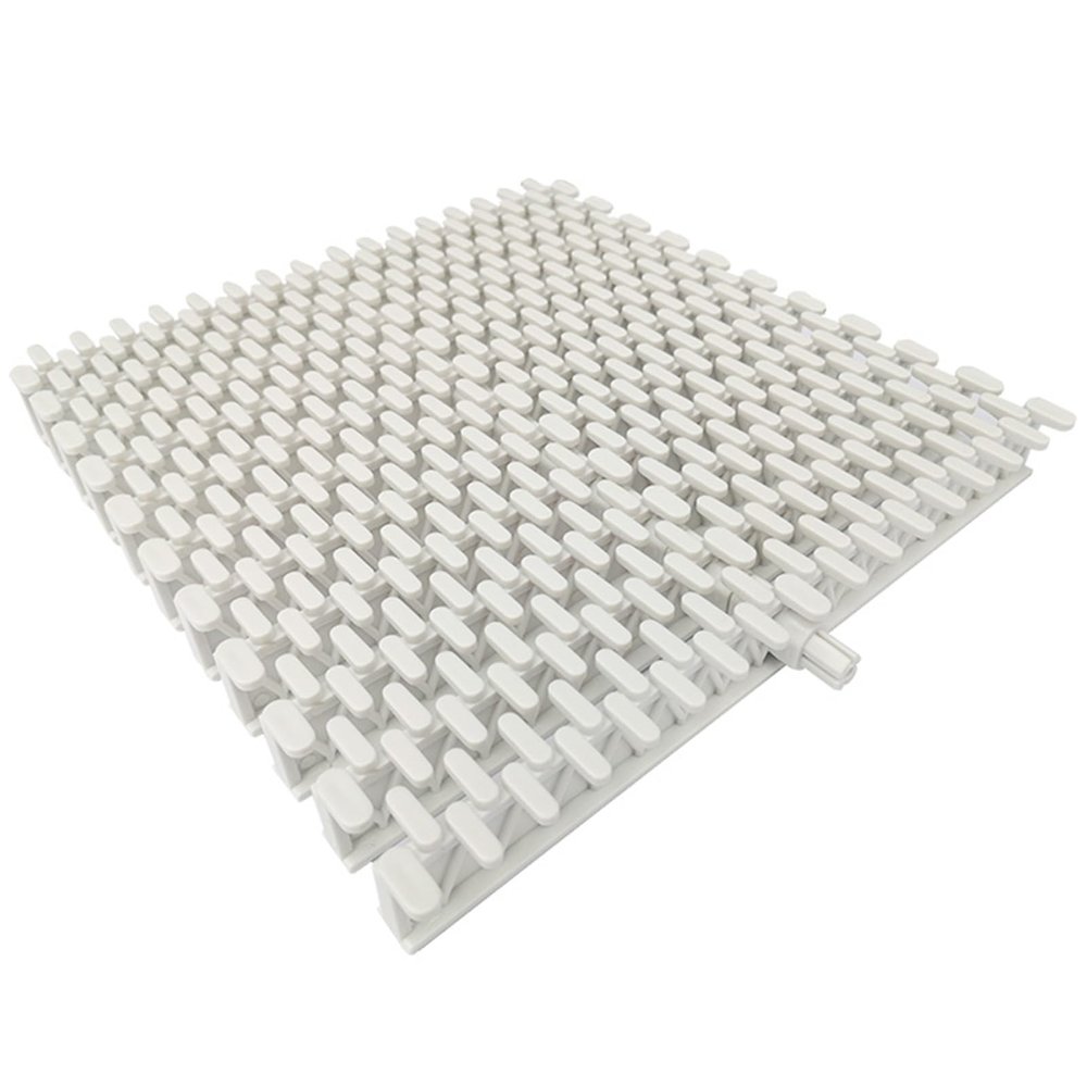 Spliceable Pool Drain Grate, Plastic Drain Cover, Rotatable (White)