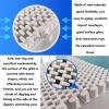 Spliceable Pool Drain Grate, Plastic Drain Cover, Rotatable (White) view 4
