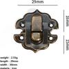 10-Piece Antique Bronze Sliding Door Latch Set with Flower Knob view 2
