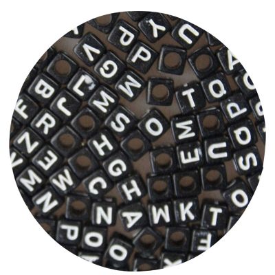 Cube Beads Round Rug, Ultra-Soft, Non-Slip, Washable Bath Mat, 61 cm