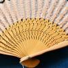 BIVVI Pink Folding Hand Fan, Japanese Style view 3