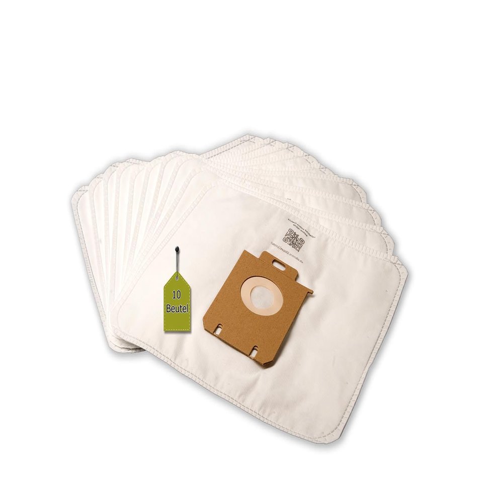 10 Vacuum Bags Compatible with AEG Clean 6000 ko, 1 Microfilter