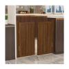 BOHHO Café Saloon Swing Doors, Louvered, Self-Closing, Customizable Size, W95 x H90 cm (37 x 35 in) view 1