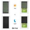 Birrke Double Roller Blind 95 x 150 cm, No-Drill or Drill-Mount, Day & Night, Graphite view 3