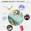 FLYIFE Washable, Waterproof, Wipe-Clean Tablecloth, Green, 90 x 90 cm view 4