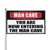 Country Boy “Beware! You Are Now Entering the Man Cave” Flag, 152 x 244 cm view 1