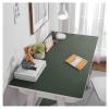 Gro Leather Desk Mat, Waterproof Faux Leather Desk Pad, Warm Mouse Pad, Wipeable Table Mat, Non-Slip Desk and Dining Table Cover (50 x 100 cm, Dark Green) view 1