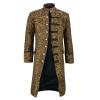 Men's Vintage Tailcoat Jacket, Victorian Cosplay Costume, M1-Yellow view 3