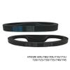 2-Pack HTD5M Closed-Loop Rubber Timing Belts, 5M715, 143 Teeth, 15 mm Wide view 2