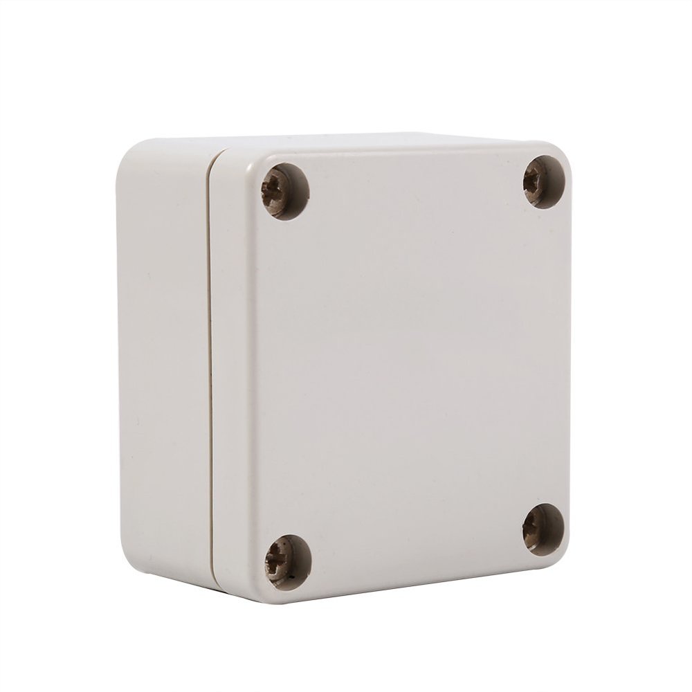 1-Piece Waterproof Junction Box for Outdoor Connections, 65 x 60 x 35 mm