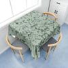 Mateju 3D Marble Tablecloth, Washable Square Table Cover for Indoor & Outdoor Use, Table Protector for Birthday, Wedding & Festival, 120 x 120 cm, Blue view 3