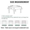 Mateju 3D Marble Tablecloth, Washable Square Table Cover for Indoor & Outdoor Use, Table Protector for Birthday, Wedding & Festival, 120 x 120 cm, Blue view 4