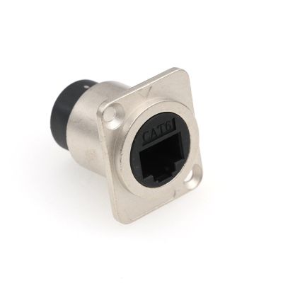SZRMCC RJ45 Panel-Mount Coupler, 5-Pack, CAT6/CAT5e/CAT5 Female-to-Female Waterproof Bulkhead Adapter