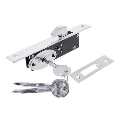 TANGJIANCHENG Durable Aluminum Alloy Sliding Door Hook Latch for Framed Glass Doors