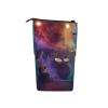 TOMPPY Rock Band Printed Telescoping Pencil Case, Standing Pen Holder, Black, One Size view 2