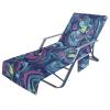 Chickwin Terry Lounger Cover with Hood, 2 Pockets, 75 x 210 cm, Watercolor view 1