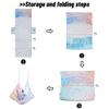 Chickwin Terry Lounger Cover with Hood, 2 Pockets, 75 x 210 cm, Watercolor view 4
