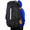 Lukery 2-Pack Backpack Rain Covers with Reflective Strips, Universal Waterproof Cover (15–85 L), XL Black view 1