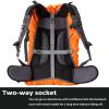Lukery 2-Pack Backpack Rain Covers with Reflective Strips, Universal Waterproof Cover (15–85 L), XL Black view 3