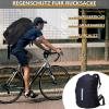 Lukery 2-Pack Backpack Rain Covers with Reflective Strips, Universal Waterproof Cover (15–85 L), XL Black view 4