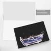 BAFAFA Funny Skull-in-the-Bathtub Greeting Card with Envelope, Gray, 10.2 x 15.2 cm view 4