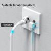 YSJJZRL White RJ45 Cat 6 Ethernet Cable, 90-Degree Left-Angle, 5 m view 4