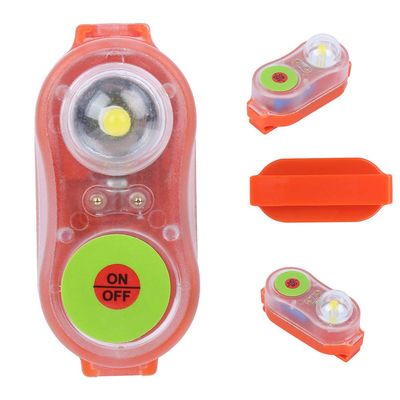 RiToEasysports JHYD I LED Lithium Life Jacket Light, Self-Illuminating Survivor Locator Light for Life Jackets, Man Overboard (Orange)