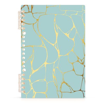 YOUJUNER Marble Spiral Notebook, A5, 60 Sheets, 120 Pages, 80 GSM Paper