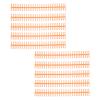 Plastic Binding Spines, 1/2-Inch, 30-Hole, Orange, 10-Pack view 1