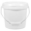 Weier 1-Gallon ABS Paint Bucket with Lid and Handle view 1