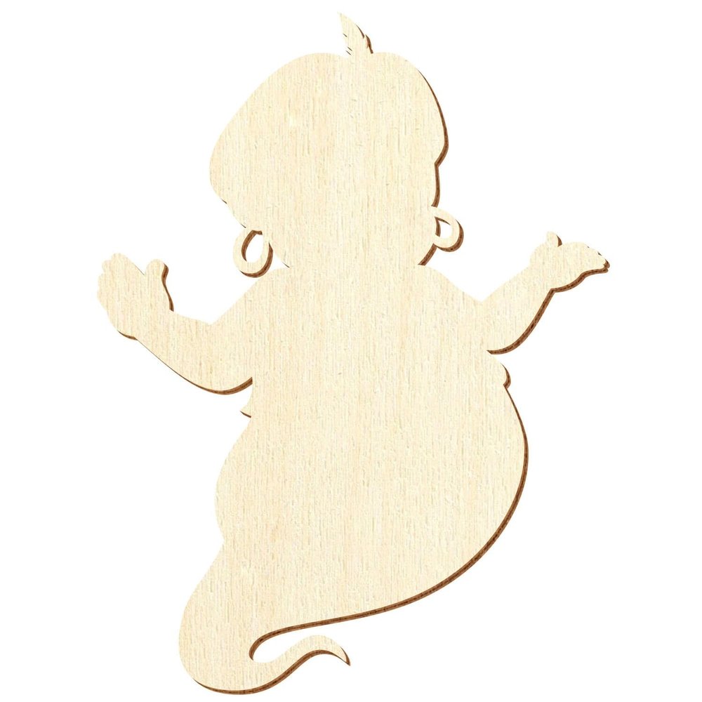 Wooden Genie V1, 23 cm, Pack of 10