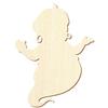 Wooden Genie V1, 23 cm, Pack of 10 view 1