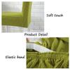 NENIUX Stretch Chair Covers, Removable and Washable, Black, 6-Pack view 2