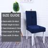 NENIUX Stretch Chair Covers, Removable and Washable, Black, 6-Pack view 4