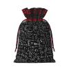 OdDdot Blackboard Print Drawstring Christmas Gift Bag view 2