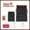 OdDdot Blackboard Print Drawstring Christmas Gift Bag view 4