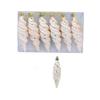 Krcken-Sigkeits Icicle Christmas Ornament, Champagne Spiral view 1