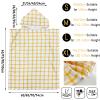FANSU Hooded Bath Poncho for Adults and Children, Soft Microfiber Changing Towel, 65 × 75 cm, Whale 2 view 2