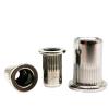 Rivet Nuts, M3–M12, 304 Stainless Steel, Carbon Steel or Aluminum, Flat Countersunk Head, 10/20 pcs (D Stainless Steel, 10 pcs M12) view 1
