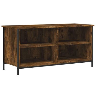 vidaXL TV Stand Smoked Oak 100x40x50 cm Engineered Wood