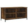 vidaXL TV Stand Smoked Oak 100x40x50 cm Engineered Wood view 1